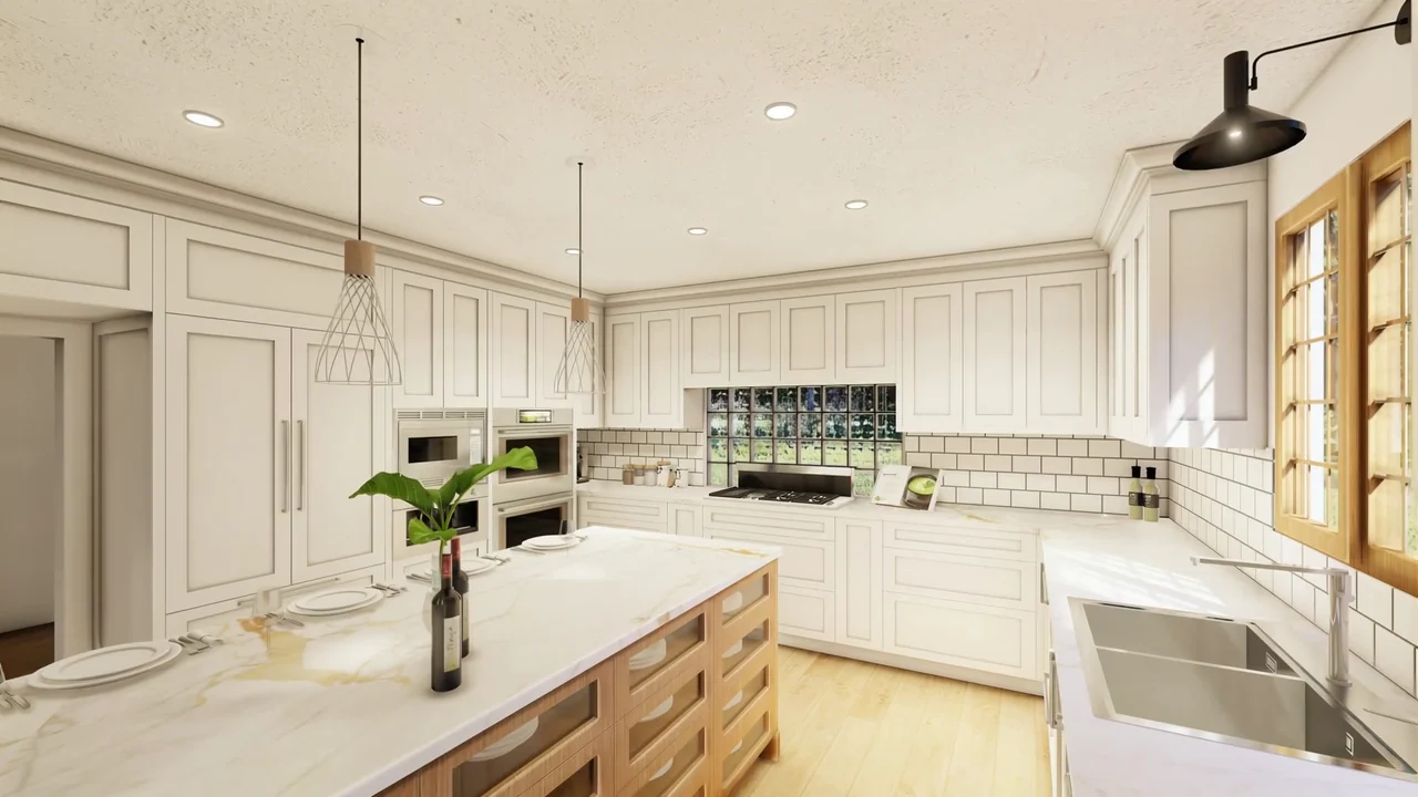 3D design study — Kitchen