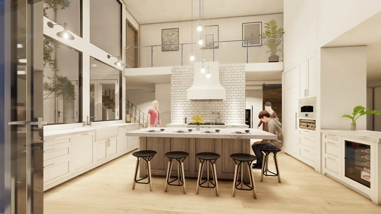 3D design study — Kitchen