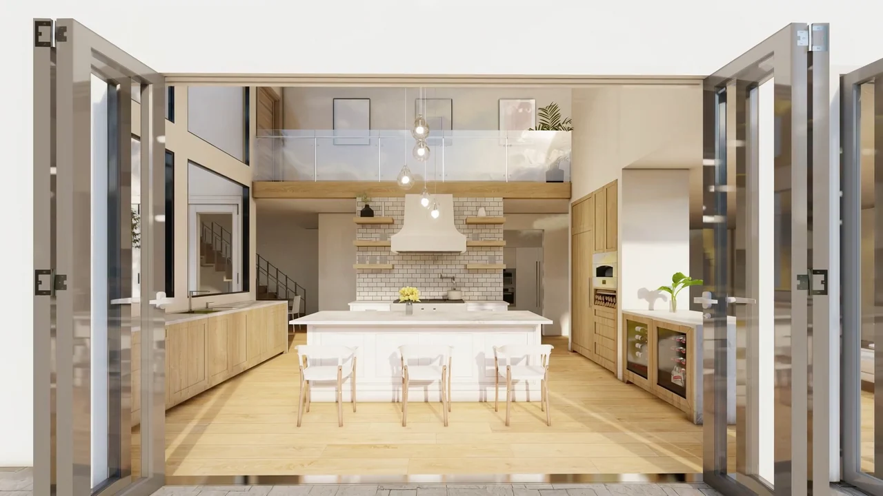 3D design study — Kitchen
