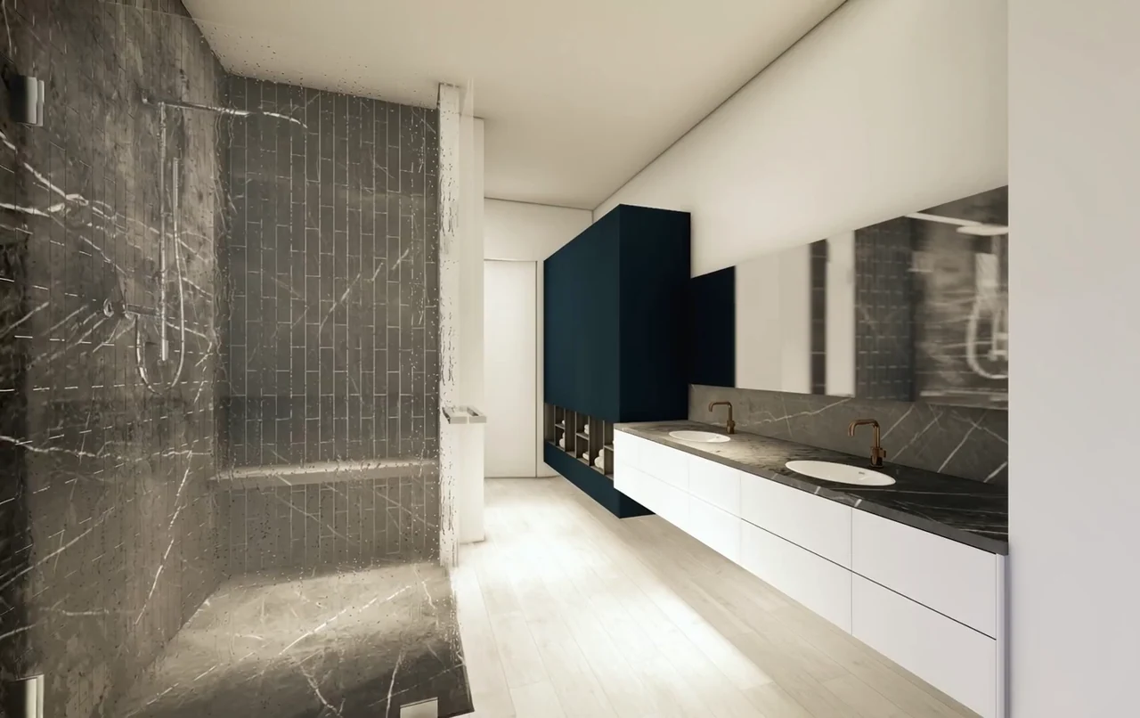 3D design study — Bathroom