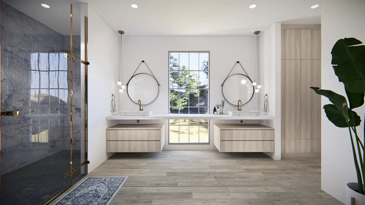 3D design study — Bathroom