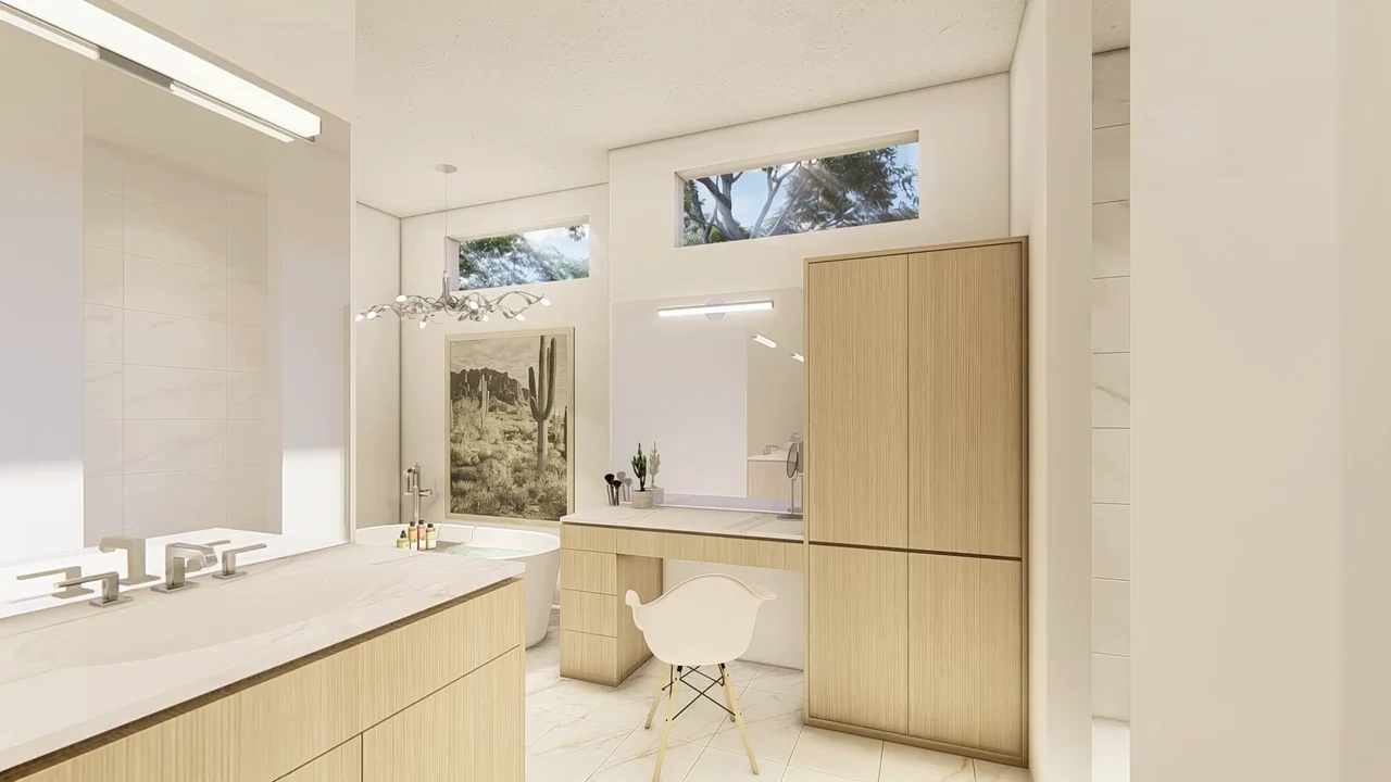 3D design study — Bathroom
