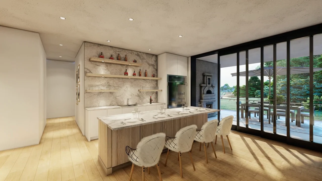 3D design study — Kitchen
