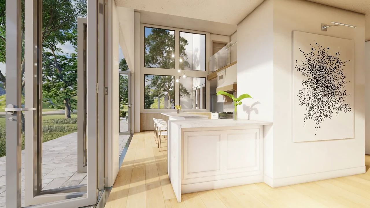 3D design study — Kitchen
