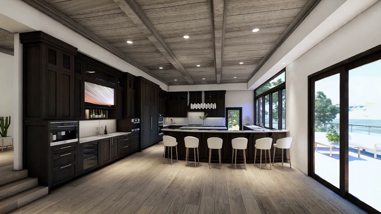 3D design study — Kitchen