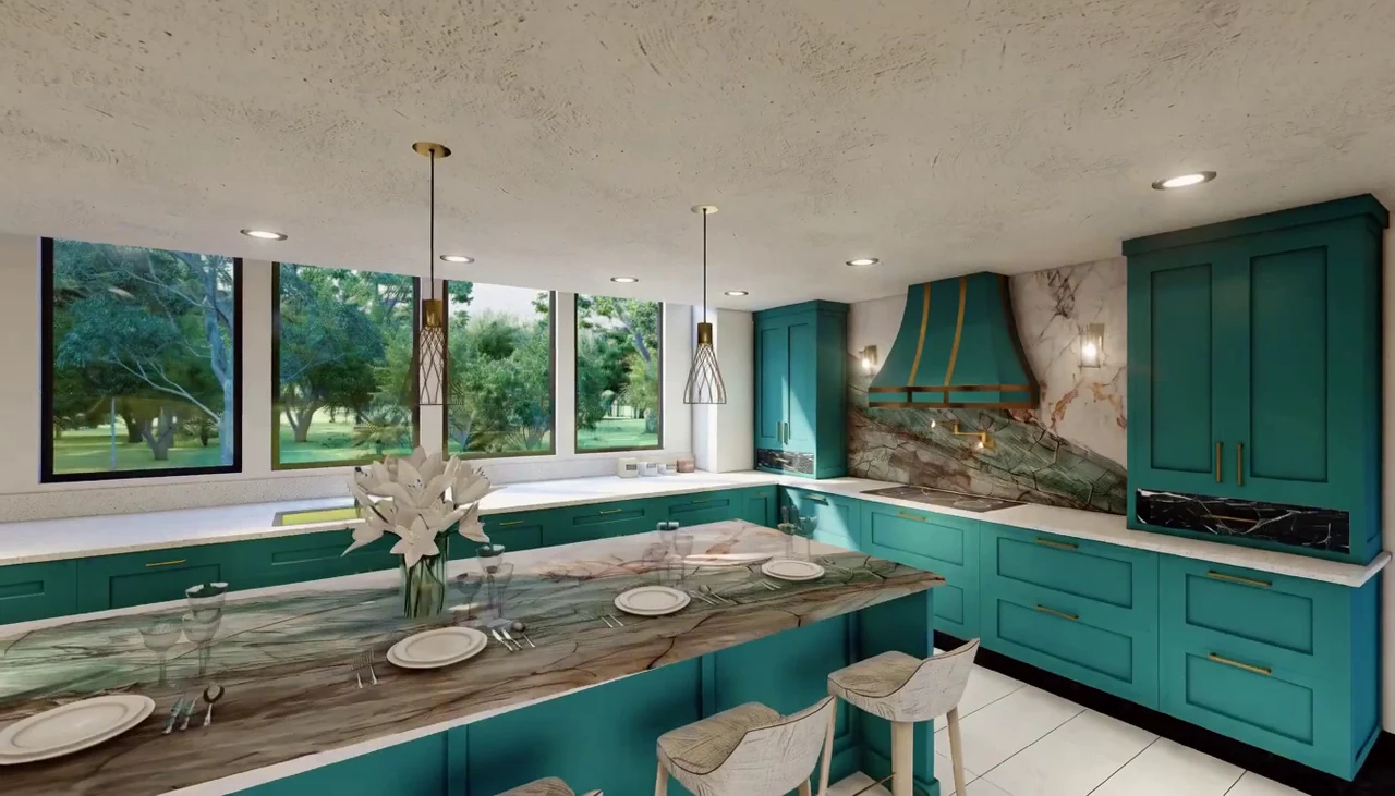 3D design study — Kitchen