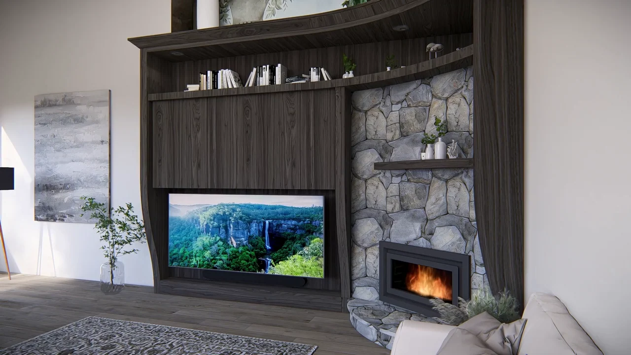 3D design study — Living room
