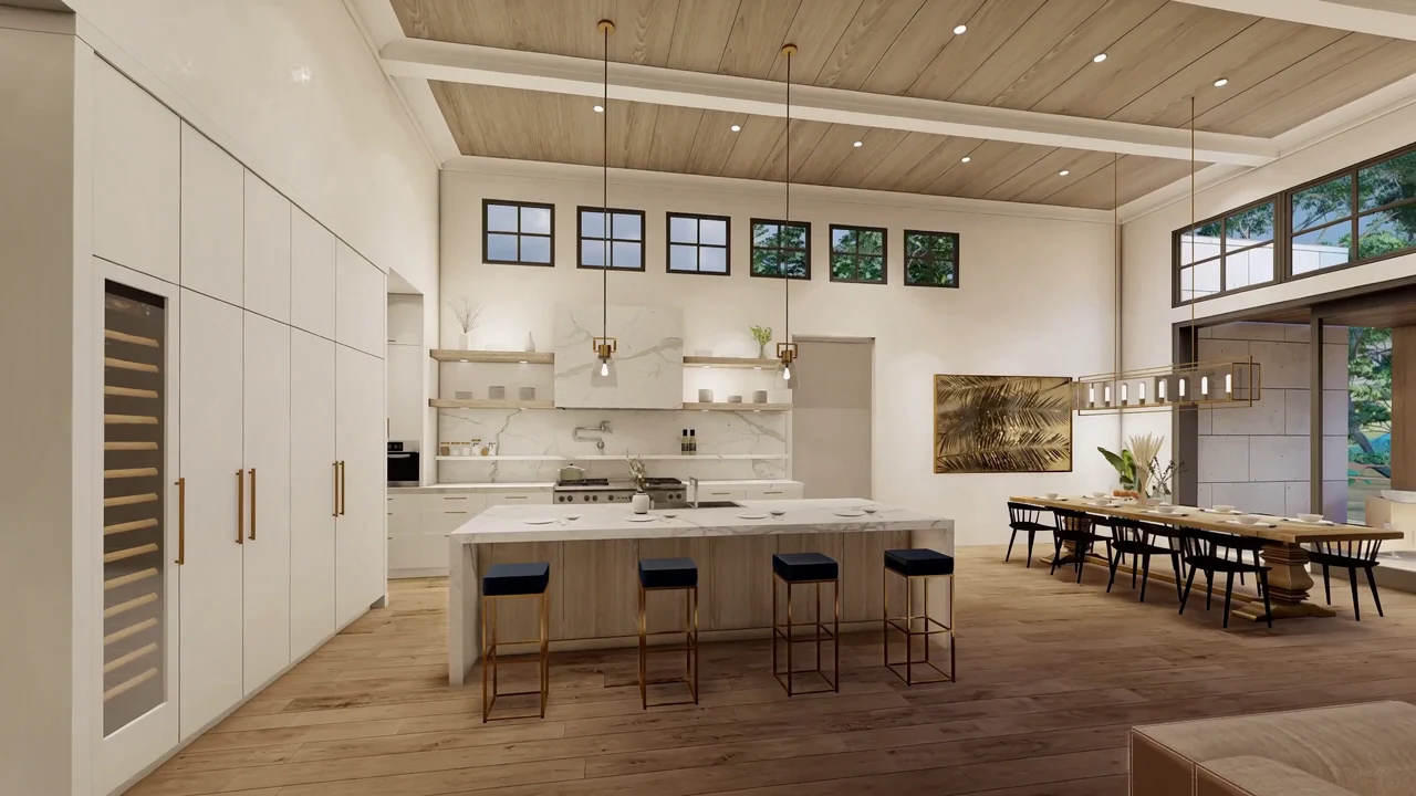 3D design study — Kitchen