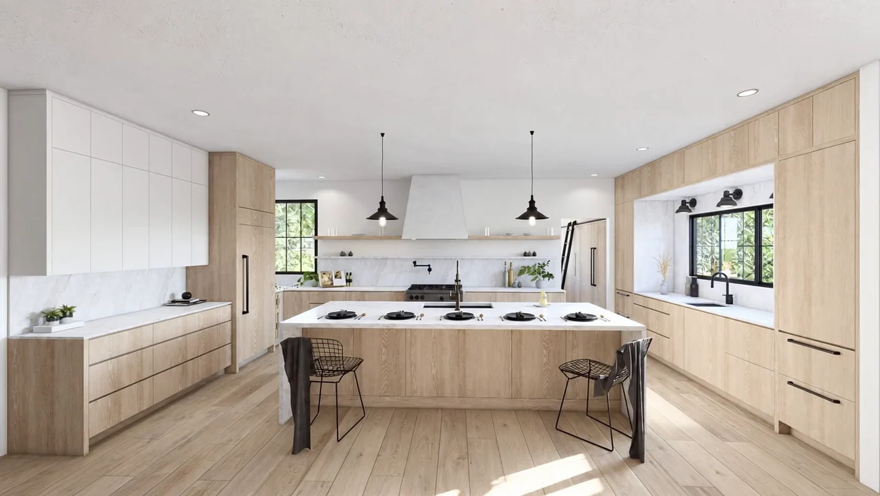 3D design study — Kitchen