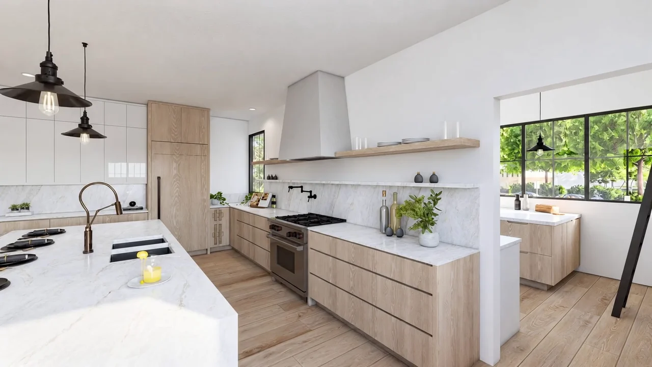 3D design study — Kitchen