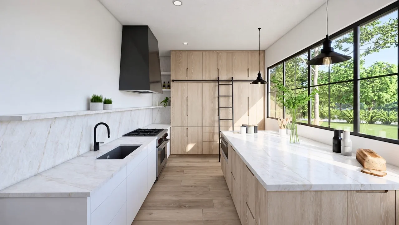 3D design study — Kitchen
