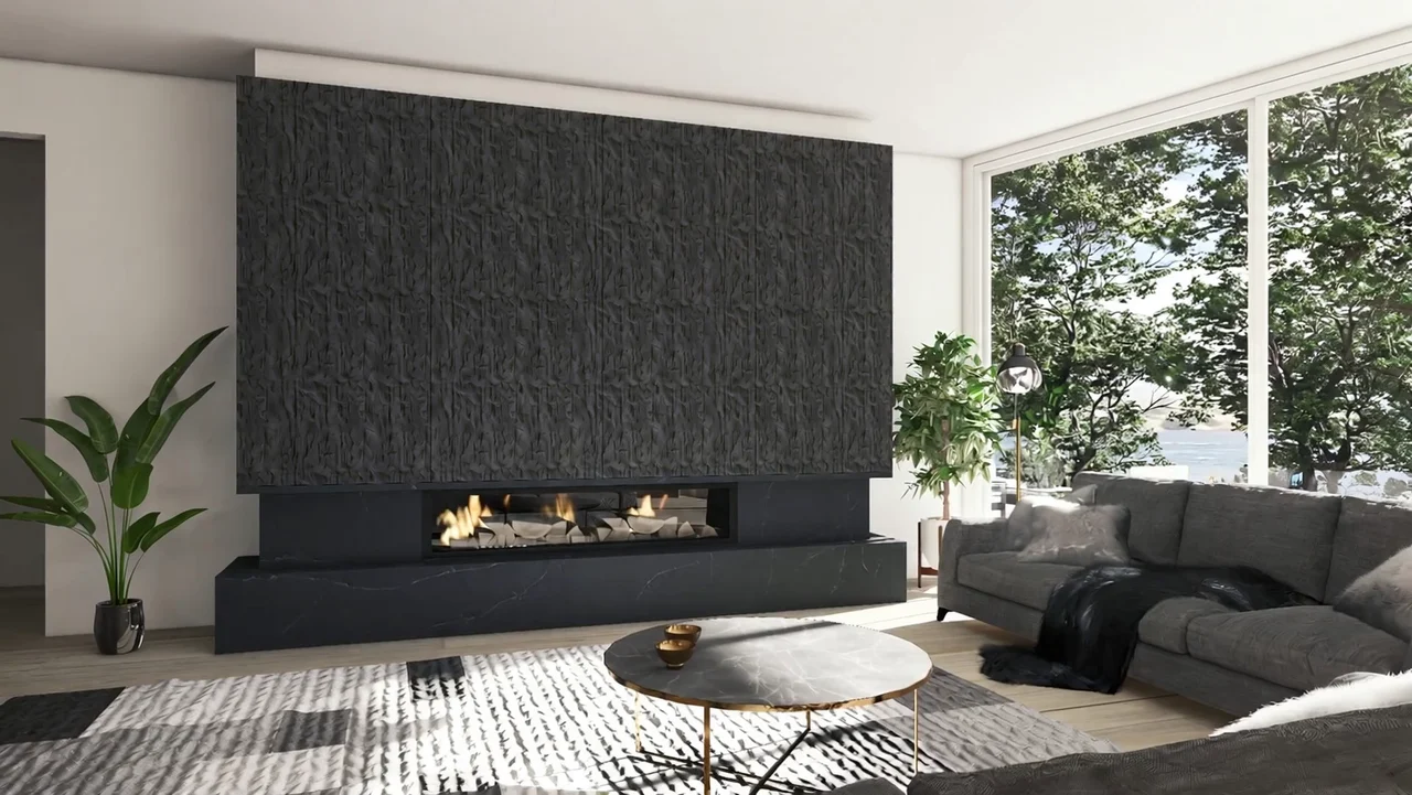 3D design study — Fireplace