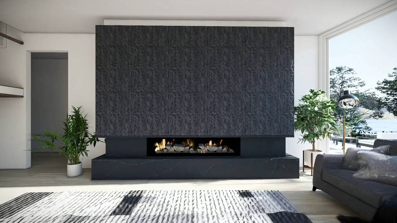 3D design study — Fireplace