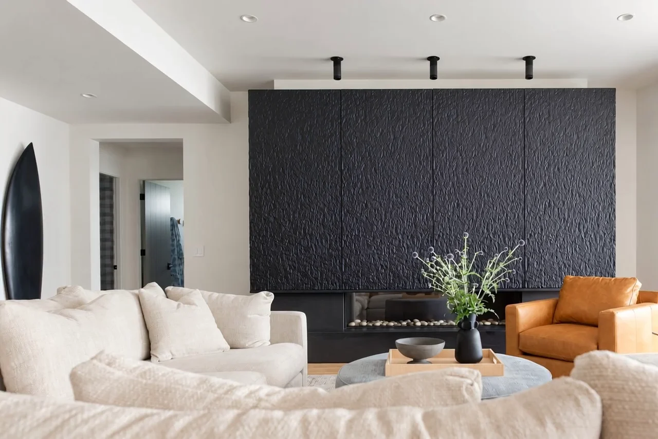 The hearth — finished space