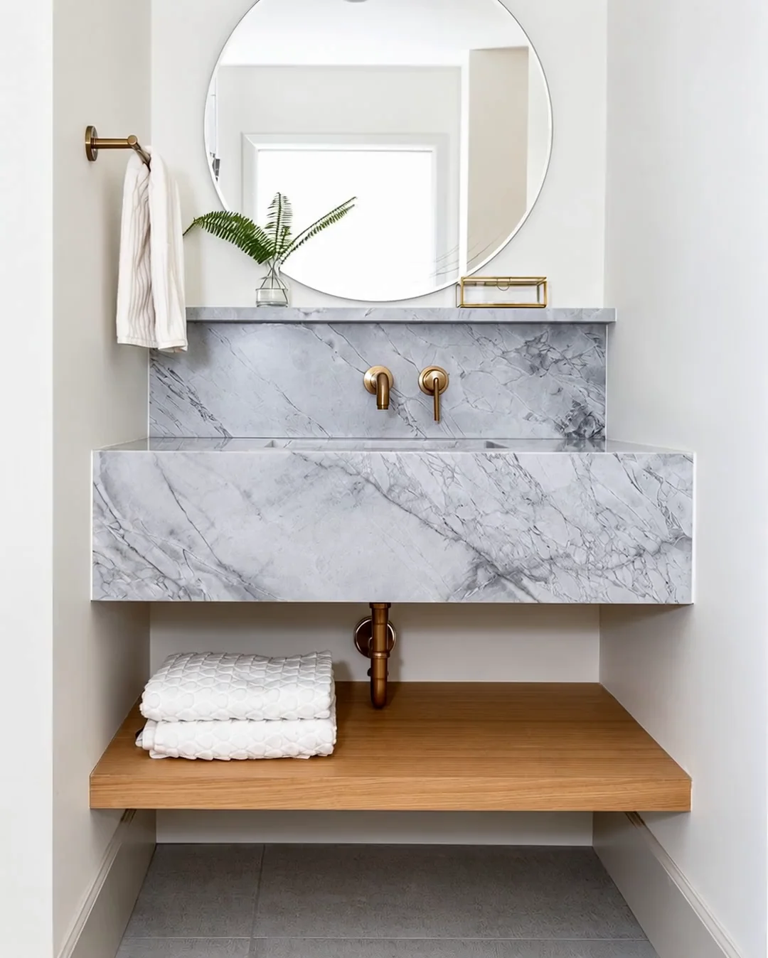Finished space — Powder room